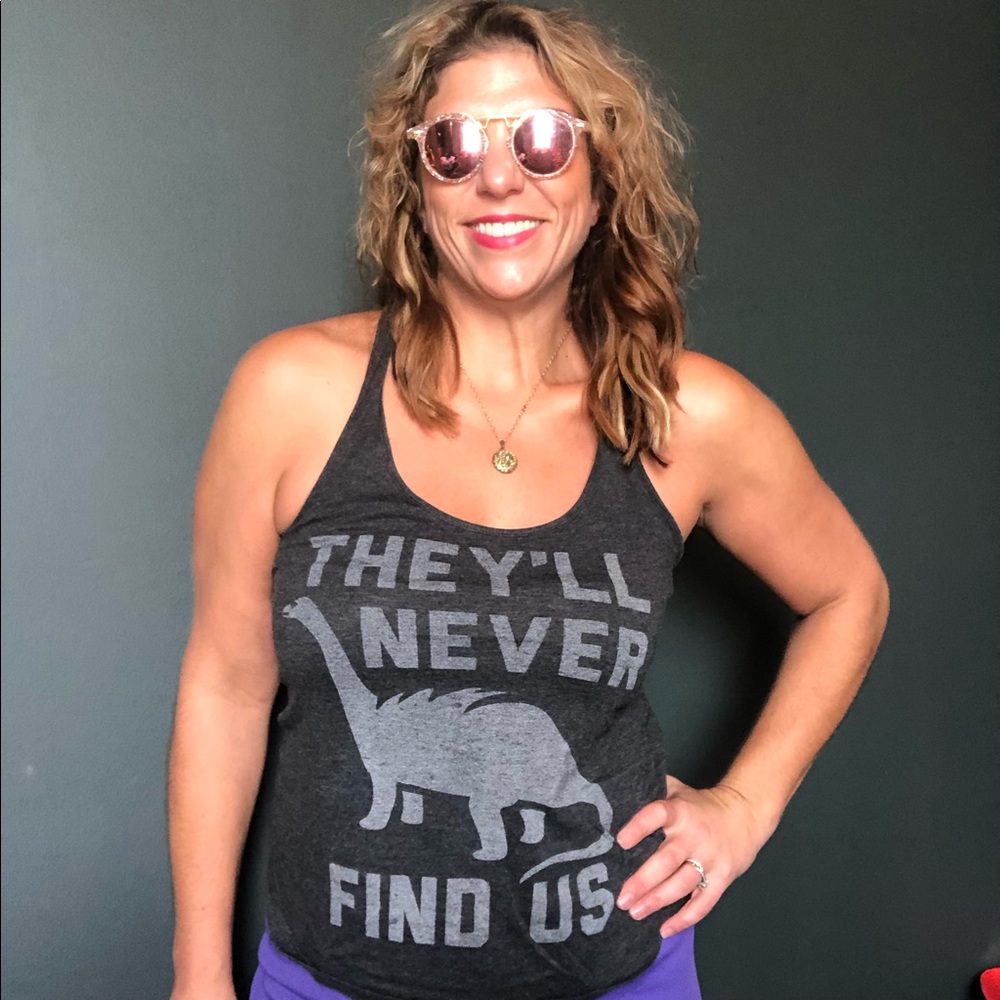 They’ll Never Find Us Black Tank Top for Women
